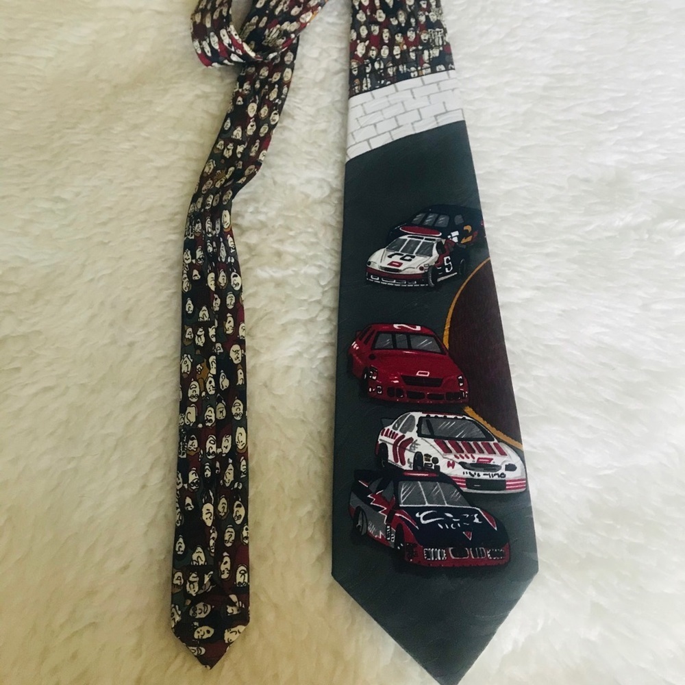A. Rogers Race Car Mens Neck Tie